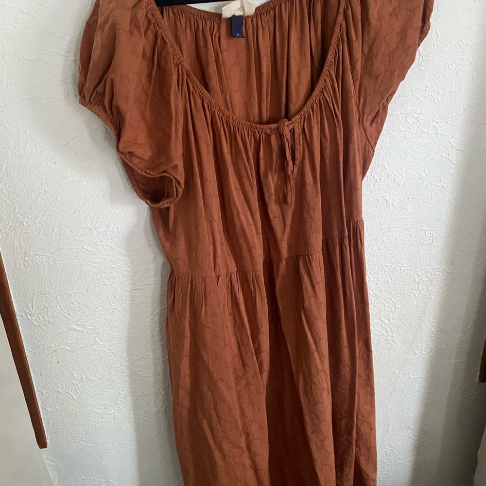 Universal Thread Brown Flutter Sleeve Sundress